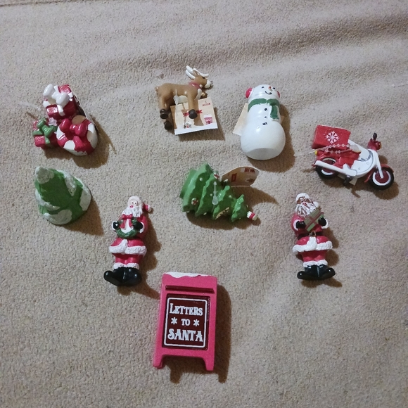 Table Christmas ornaments  2" Figures SET Check The Pics Out - Picture 3 of 4